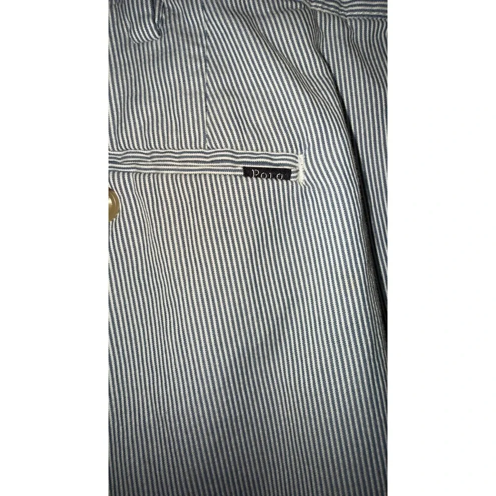 Ralph Lauren Men's Classic Fit Striped Seersucker Shorts w Pony Logo Size‎ 40 - Picture 9 of 11